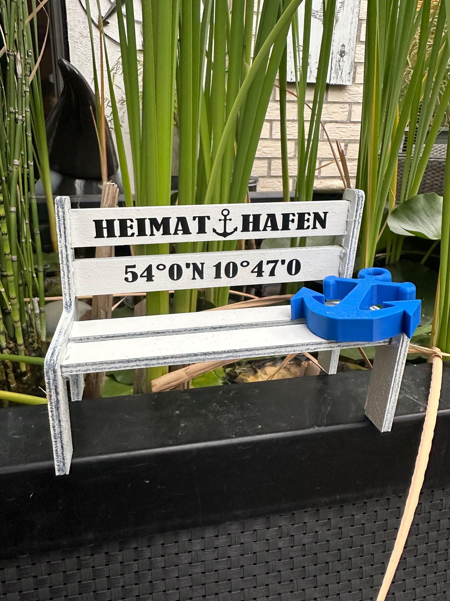 Personalized Miniature Garden Bench | Custom Wooden Gift | Wedding, Retirement or Housewarming Keepsake | Unique Handcrafted Decor