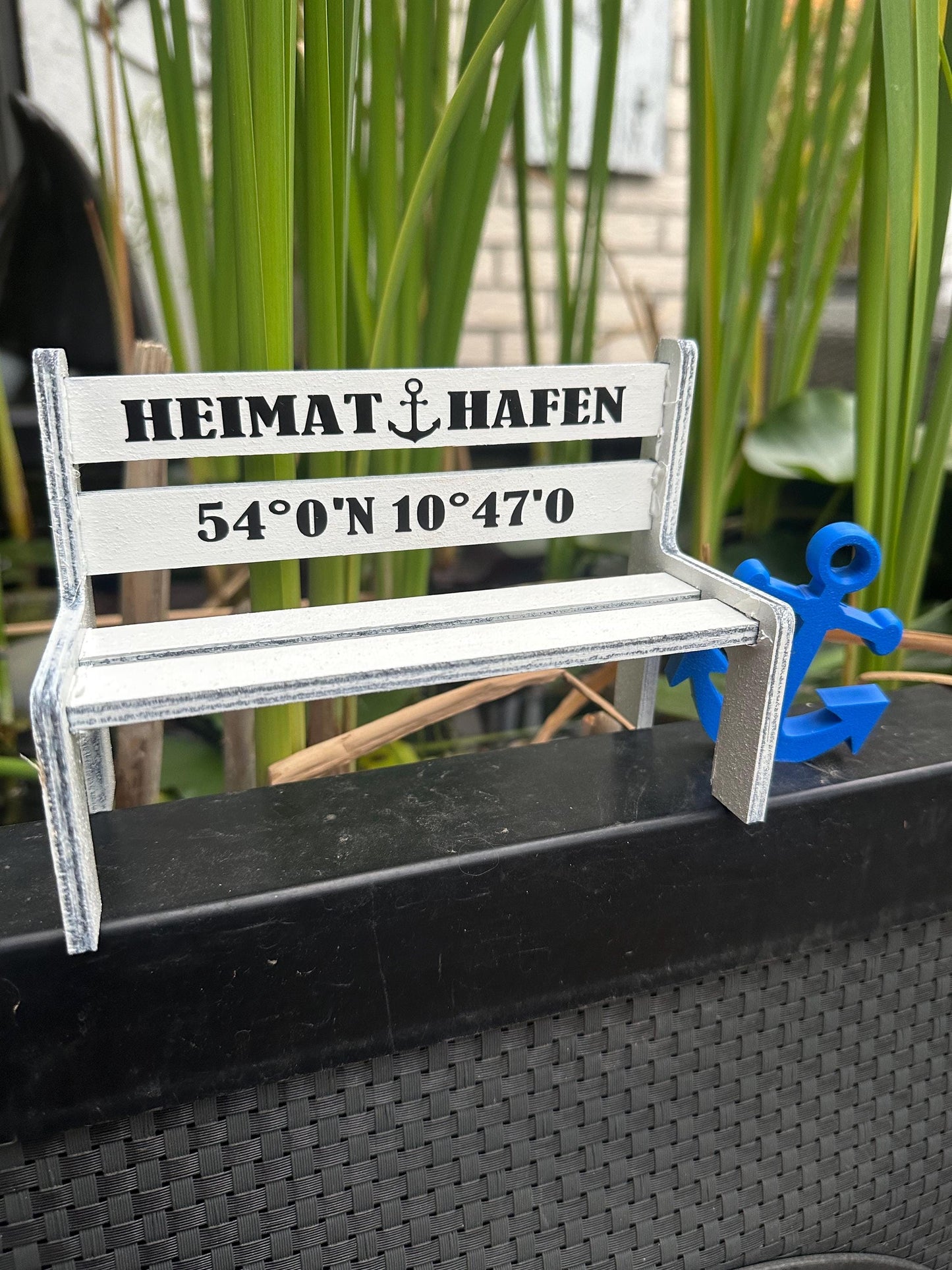 Personalized Miniature Garden Bench | Custom Wooden Gift | Wedding, Retirement or Housewarming Keepsake | Unique Handcrafted Decor