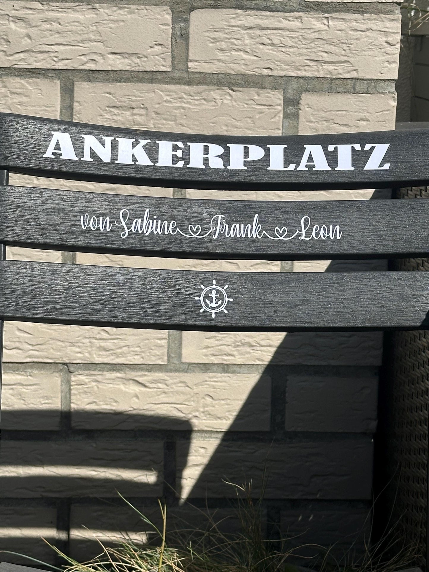 Personalized Nautical Folding Chair | Custom Entryway & Garden Decor | Handmade Coastal Wedding Gift | Unique Housewarming Idea