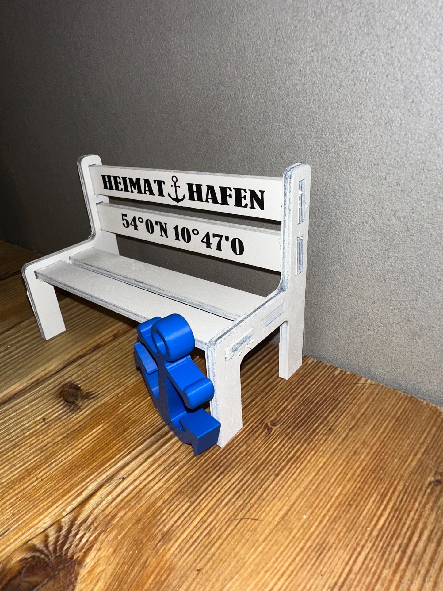 Personalized Miniature Garden Bench | Custom Wooden Gift | Wedding, Retirement or Housewarming Keepsake | Unique Handcrafted Decor