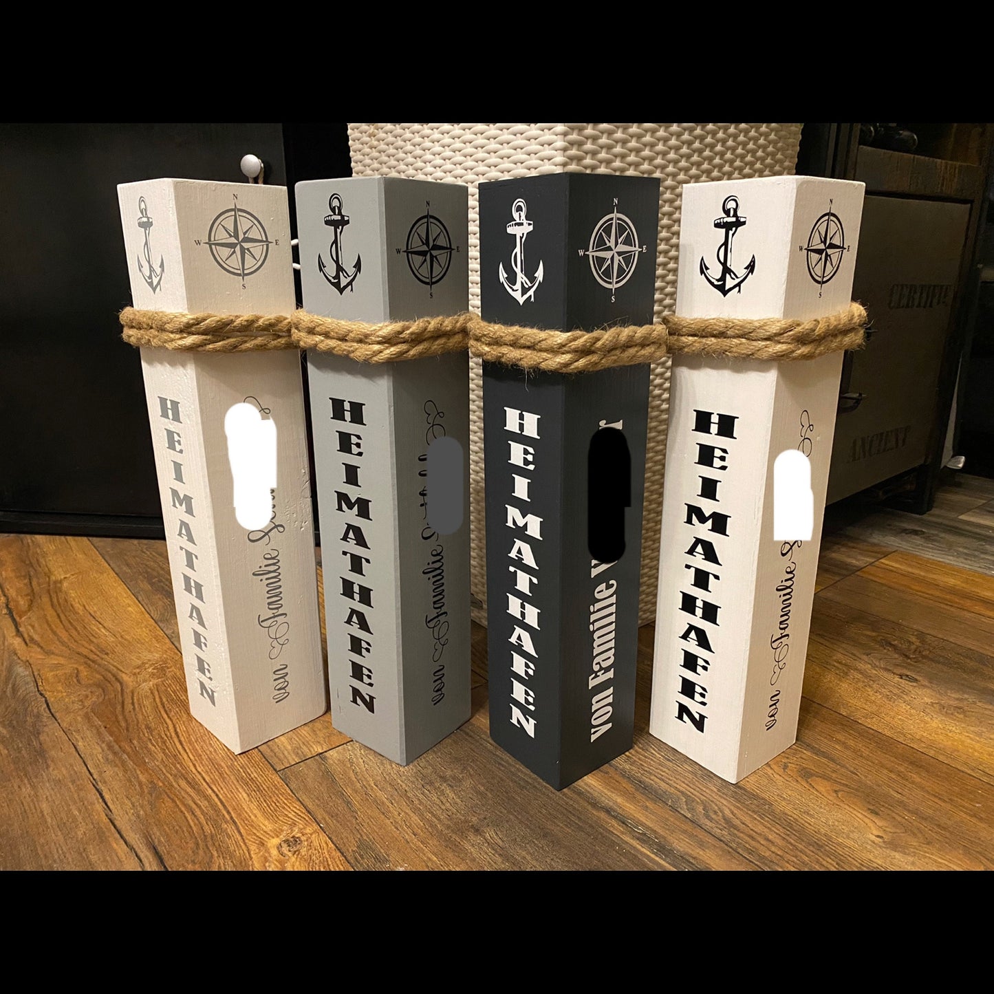 Personalized Wooden Pillar for Pet Lovers | Custom Dog & Cat Memorial Bollard | Nautical Home and Garden Decor | Unique Pet Keepsake Gift