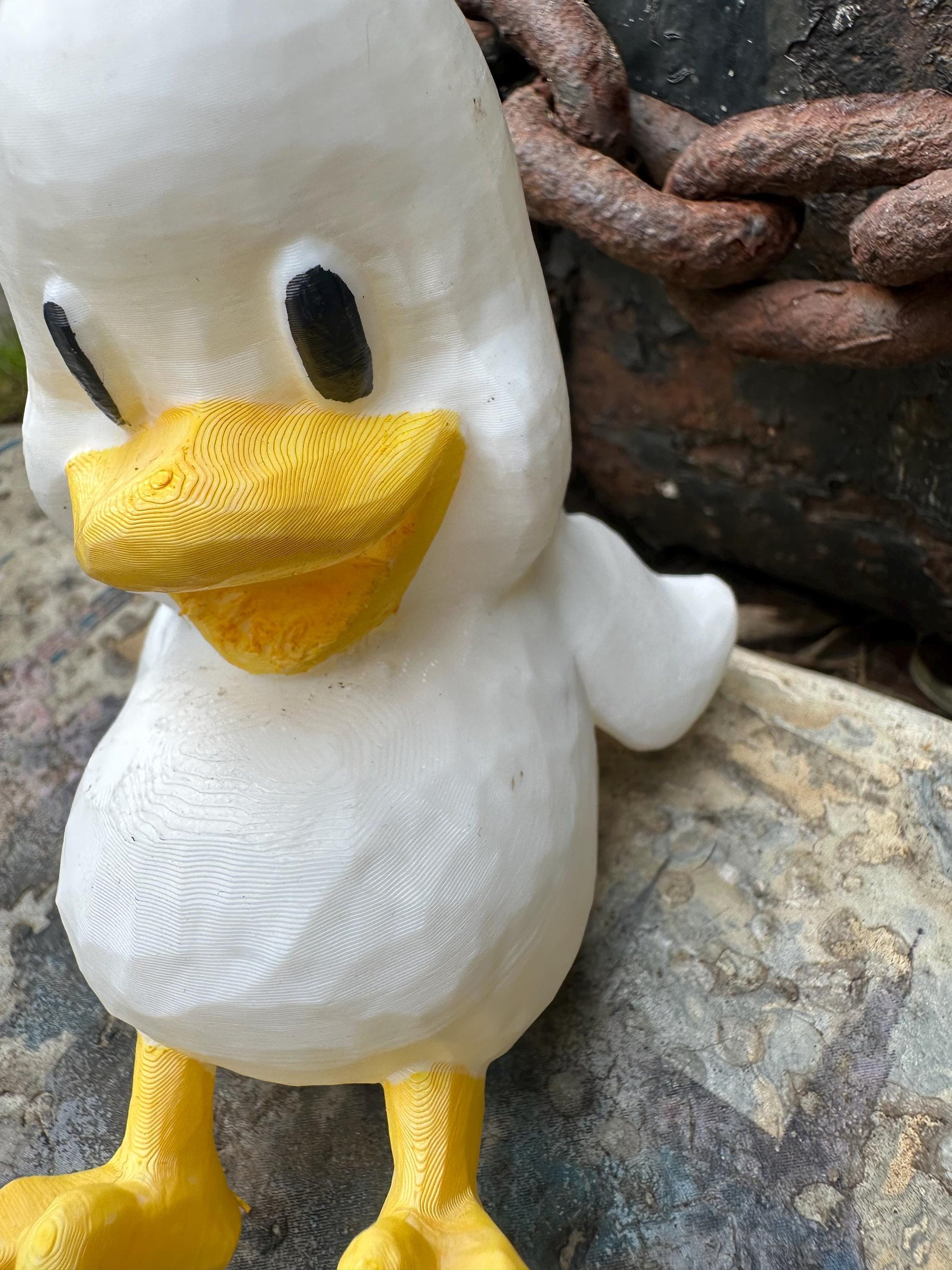 Seagull Figurine 3D Printed | Hand Painted Bird Statue | Nautical Coastal Home Decor | Handmade Gift for Ocean & Sea Lovers